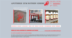 Desktop Screenshot of krebsapotheke.at